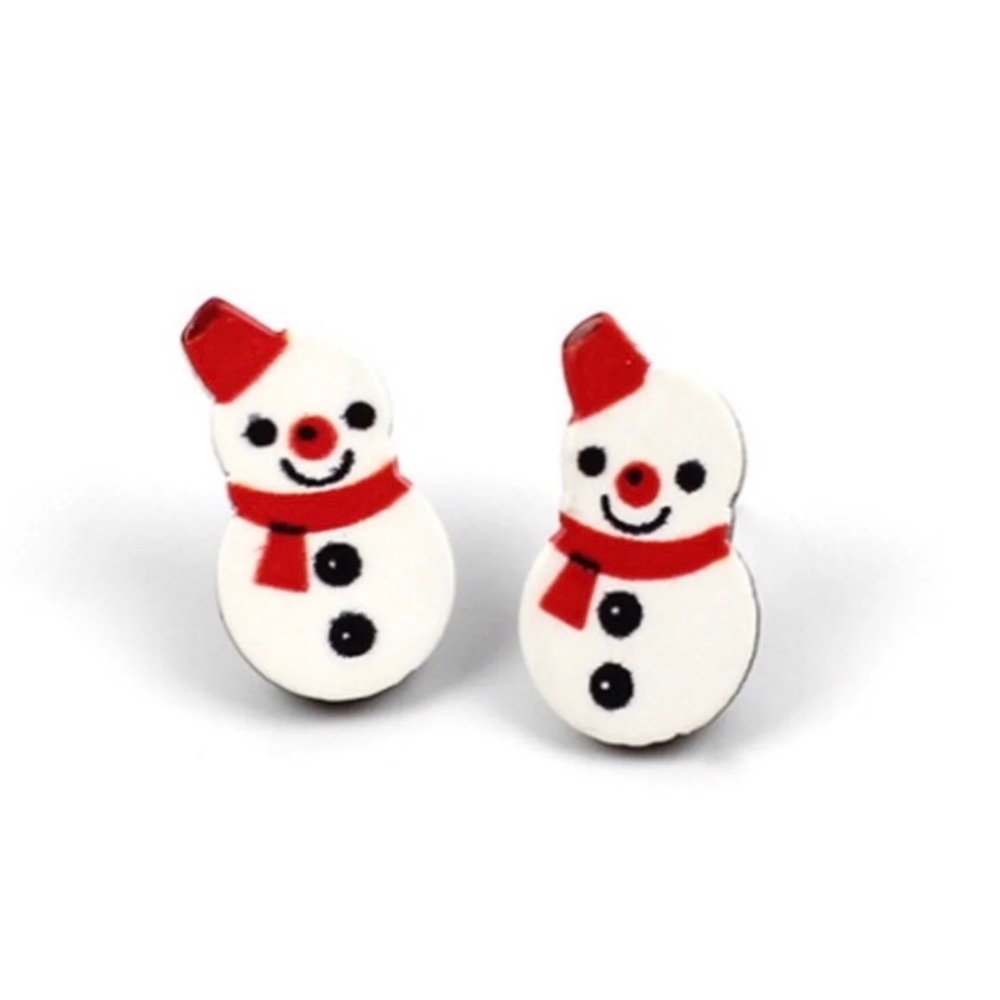 Snowmen Stud Earrings